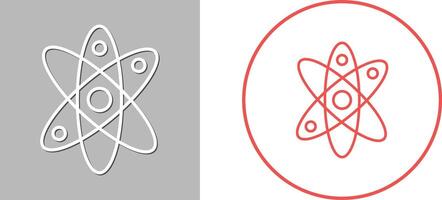 Atom Icon Design vector