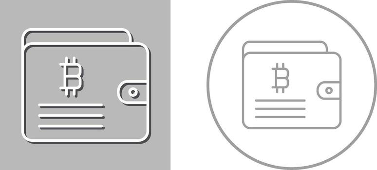Wallet Icon Design vector