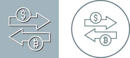 Money Exchange Icon Design vector