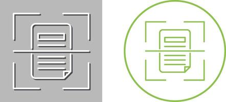 Scan Icon Design vector