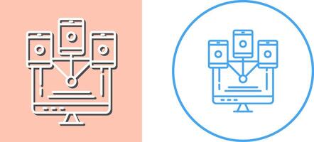 Computer Networks Icon Design vector