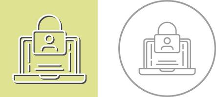 Authentication Icon Design vector