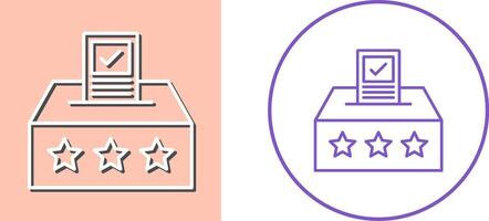 Ballot Icon Design vector