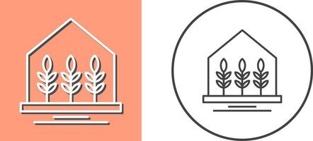 Farm House Icon Design vector