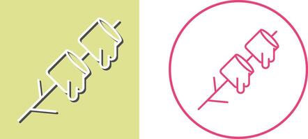 Marshmallows Icon Design vector