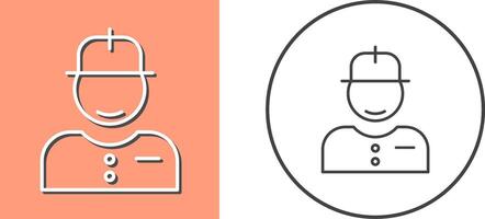 Worker Icon Design vector