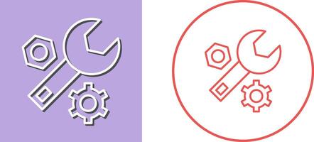 Wrench Icon Design vector