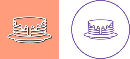 Pancake Icon Design vector