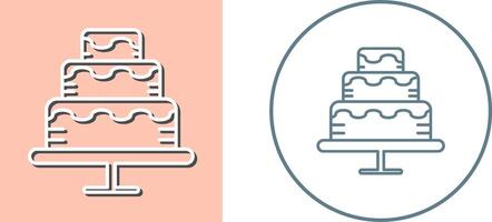 Cake Icon Design vector