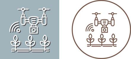 Smart Farm Icon Design vector