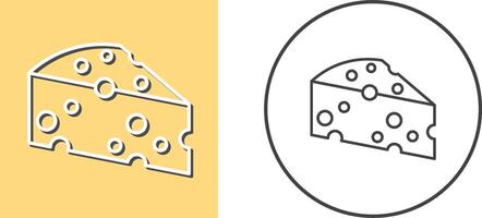 diseño de icono de queso vector