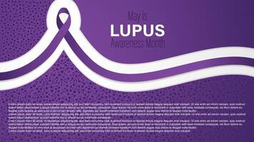 May is Lupus awareness month, illustration vector