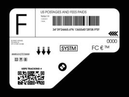 Label pack design. graphic asset for streetwear design. Retro futuristic element in Y2K for apparel, clothing and poster design vector