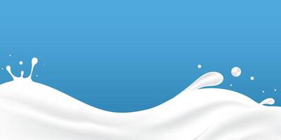 milky waves background. additional elements of milk vector