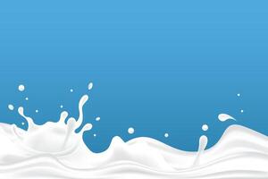 milky waves background. additional elements of milk design vector