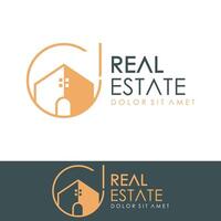 Real Estate Line Icon vector