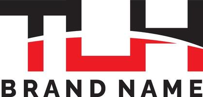 TLP splash initial logo design letter vector