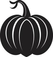 Pumpkins Allure Iconic Logo Design Rustic Glow Logo Icon vector