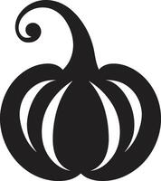 caprichoso calabaza deleite calabaza icono diseño rústico cosecha encanto icónico emblema diseño vector