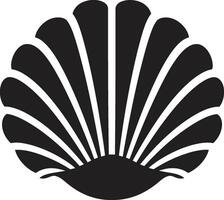 marítimo glamour desvelado icónico emblema diseño Oceano tesoros revelado logo diseño vector