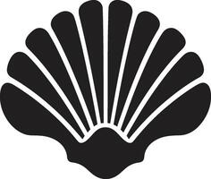 Oceanic Delicacies Shellfish Icon Coastal Chic Logo Design vector