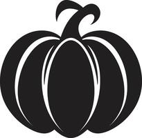 calabazas brillantez icónico emblema icono cosecha resplandor desvelado logo diseño vector