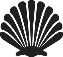 Seashore Splendor Illuminated Logo Icon Oceanic Delicacies Revealed Iconic Emblem Design vector