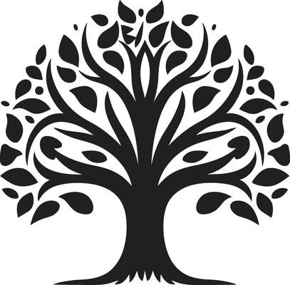 Foliage Elegance Tree Illustration Arbor Emblem Tree Icon Symbol