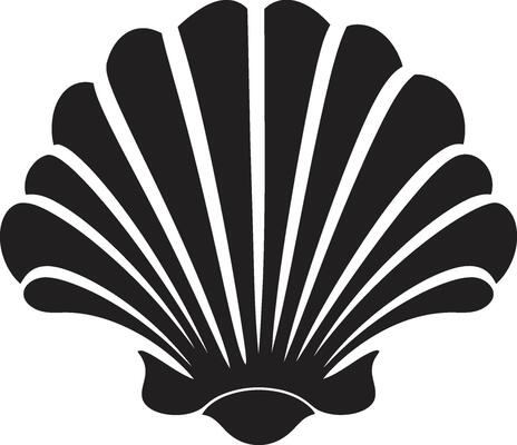 Shellfish Showcase Iconic Emblem Design Coastal Collection Logo Design