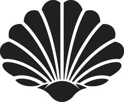 mariscos serenata iluminado icónico emblema icono fondo marino gemas desvelado logo diseño vector