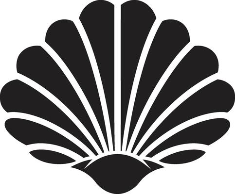 Shellfish Serenade Illuminated Iconic Emblem Icon Seafloor Gems Unveiled Logo Design