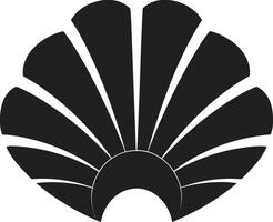 oceánico manjares desvelado icónico emblema diseño costero elegante iluminado logo diseño vector