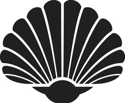Seashore Splendor Illuminated Logo Icon Oceanic Delicacies Revealed Iconic Emblem Design