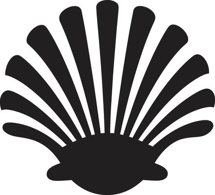 Tidal Elegance Illuminated Logo Icon Shellfish Symphony Unfurled Iconic Emblem Icon