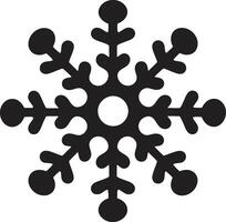 Winters Wonder Unveiled Iconic Emblem Design Crystalline Elegance Illuminated Logo Design vector