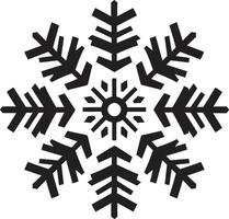 Winter Wonderland Illuminated Iconic Emblem Design Arctic Symphony Unveiled Logo Design vector