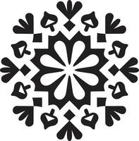 Crystalline Elegance Illuminated Logo Design Snowflakes Radiance Unveiled Iconic Emblem Design vector