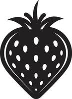 Ripe Radiance Strawberry Mark Succulent Succulence Strawberry Insignia vector