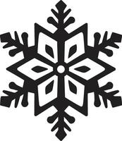 cristal esencia desvelado icónico emblema diseño copo de nieve serenidad revelado logo diseño vector