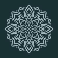 Simple round decoration. mandala vector