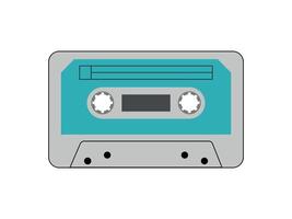 Vintage audio cassette from the 90s. Back in the 90s. icon vector