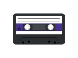 retro música casetes en el estilo de el 90s y años 2000 musical golpes de el años 90 casete cinta símbolo dibujado. ilustración vector