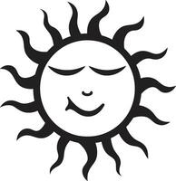 Searing Outcry Angry Sun Emblem Blazing Eclipse Black Suns Rage vector