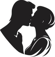 True Loves Whisper ic Emblem Sensual Harmony Black Romance vector