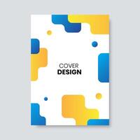 Covers with colorful geometric abstract shapes. Minimal covers design. illustration vector