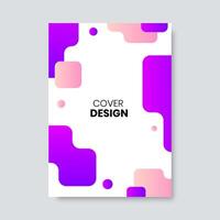 Covers with colorful geometric abstract shapes. Minimal covers design. illustration vector