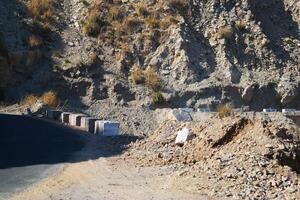 Hills in Balochistan Province of Pakistan on December 24, 2023. photo