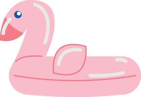 Flamingo inflatable pool float vector