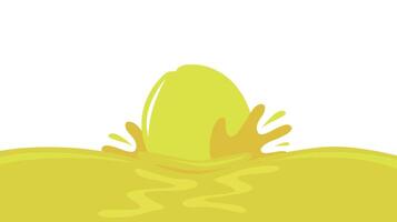 splash water lemon vector