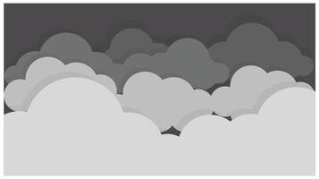 more grey clouds vector